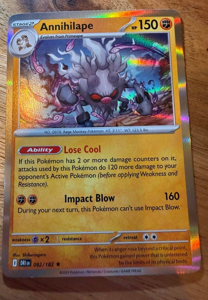 Annihilape Destined Rivals 092/182, Ophalen of Verzenden, Nieuw