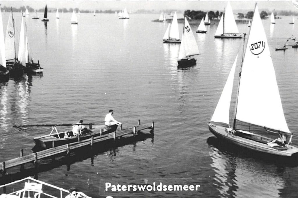 44096 Paterswolde De Twee Provinviën Mooie zegel Koeltorens, Ophalen of Verzenden, 1960 tot 1980, Gelopen, Drenthe