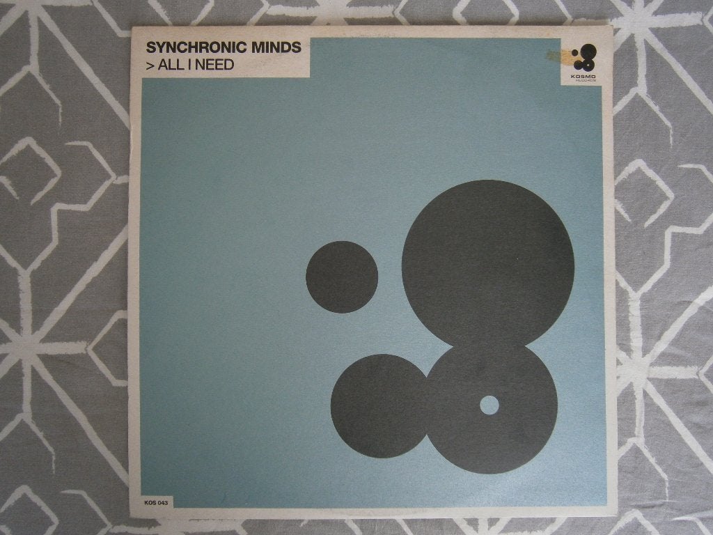 Synchronic Minds – All I Need. 1999 Kosmo Records 043 Trance, Cd's en Dvd's, Vinyl | Dance en House, Ophalen, Gebruikt, Trance