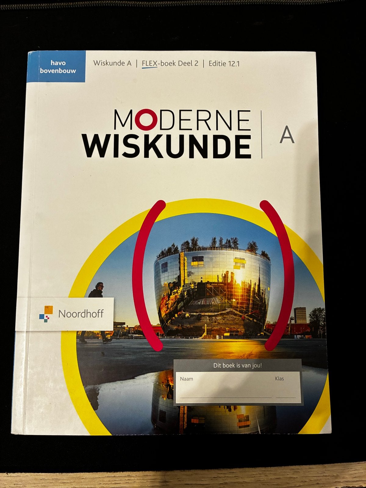 Moderne Wiskunde A FLEX-boek Deel 2 Editie 12.1 HAVO, Boeken, Ophalen of Verzenden, Zo goed als nieuw, HAVO, Wiskunde A