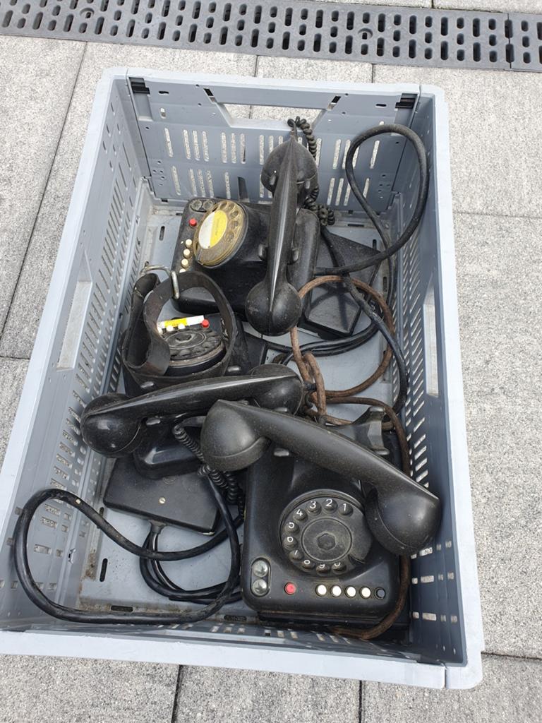 Vintage PTT draaischijf telefoons - partij van 3, Ophalen of Verzenden