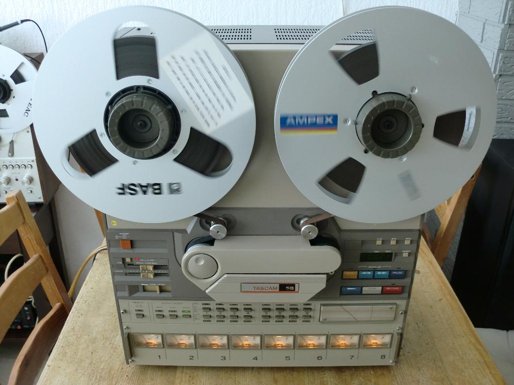 Tascam 58 8-Track Recorder werkend te zien + handleiding., Audio, Tv en Foto, Bandrecorders, Ophalen, Bandrecorder, Met banden