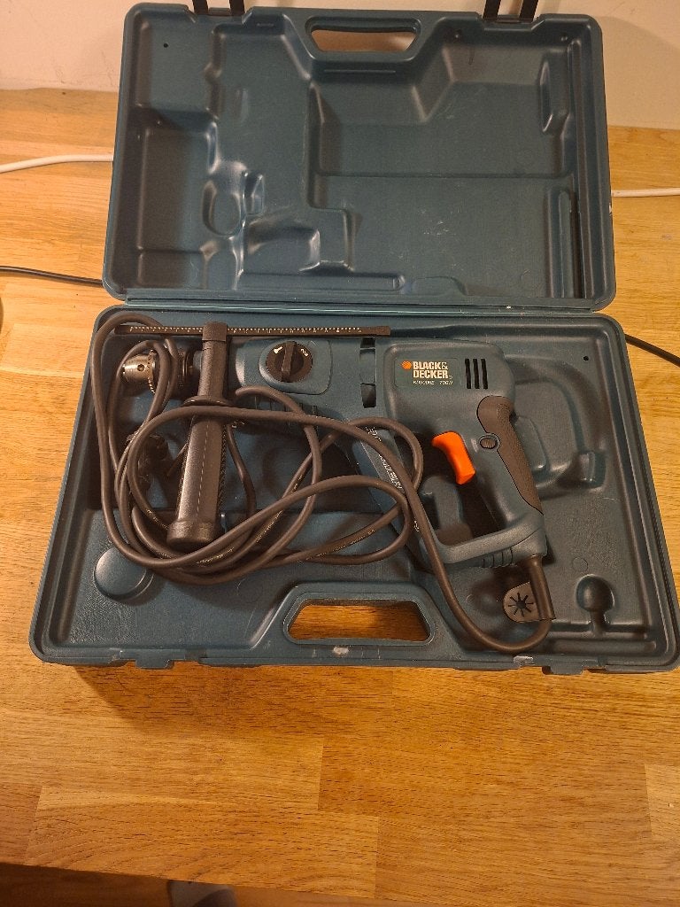 Black and decker klopboor, Ophalen, Zo goed als nieuw, Kolomboormachine, Klopboormechanisme