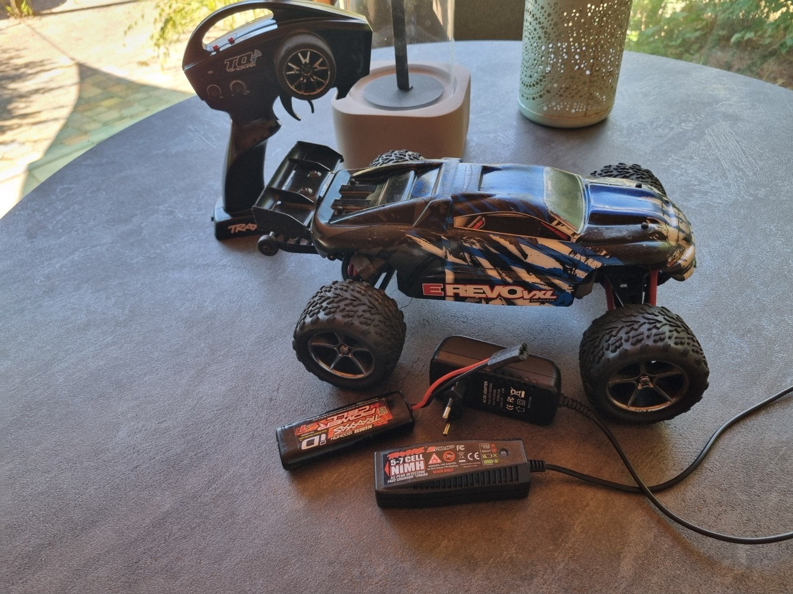 Traxxas E-Revo 4x4 VXL-3S, Hobby en Vrije tijd, Ophalen, Gebruikt, Auto offroad