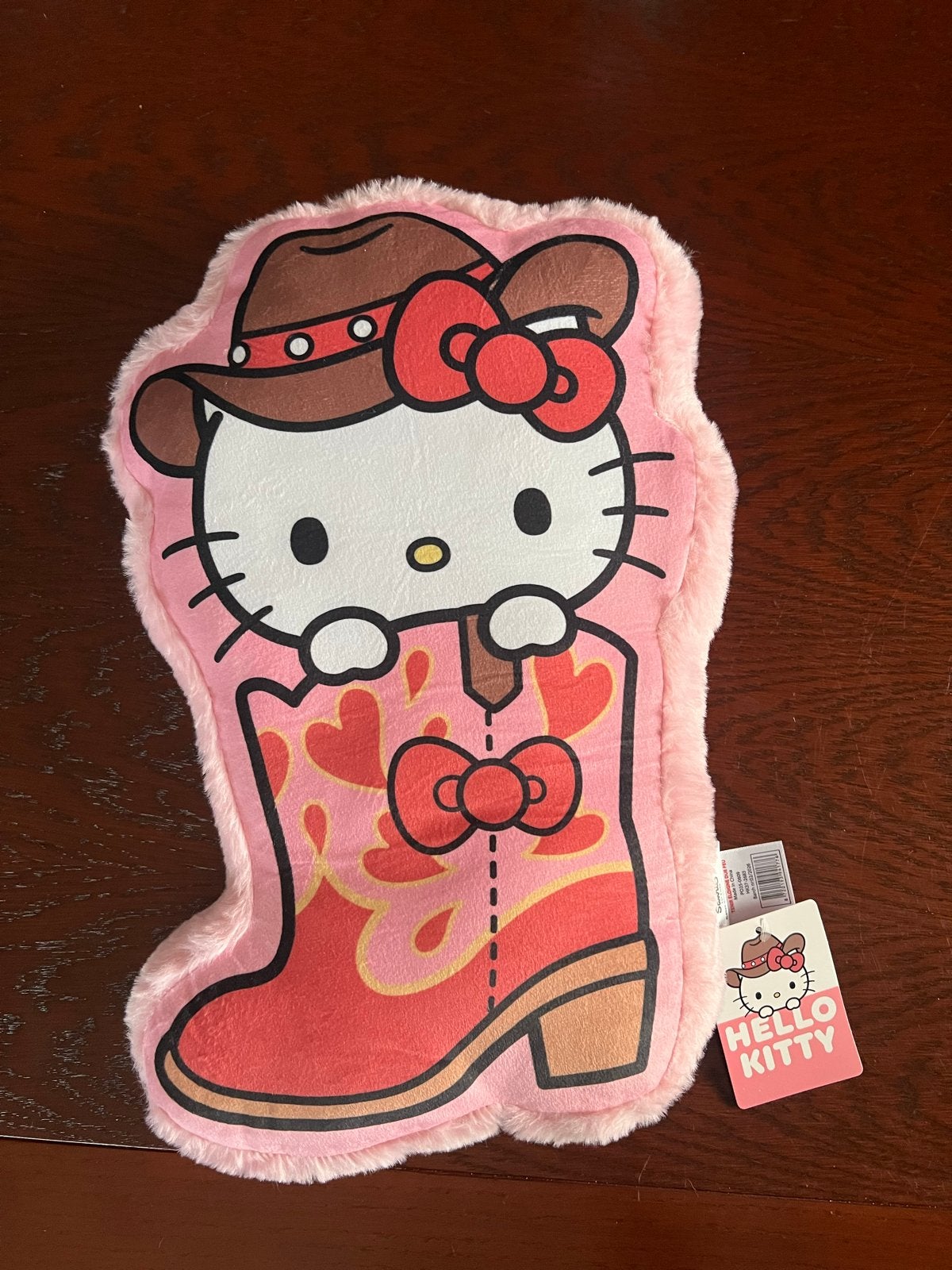Hello Kitty Cowboy Kussen - Nieuw met label, Huis en Inrichting, Woonaccessoires | Kussens, Overige merken, Met print, Nieuw, Ophalen of Verzenden