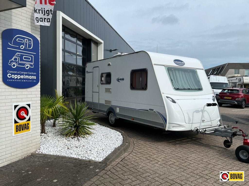 Caravelair Antares Luxe 426 Lichtgewicht, stapelbed, airco,, Schokbreker, Bedrijf, Treinzit, 750 - 1000 kg