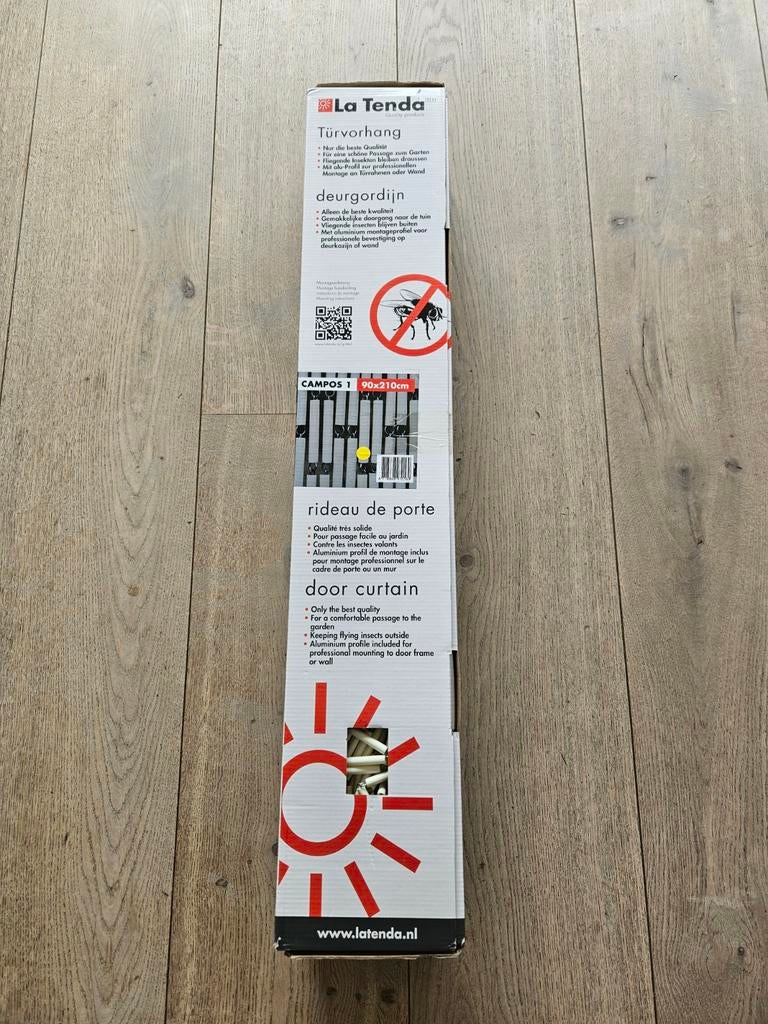 La Tenda deurgordijn, 90 x 210, Doe-het-zelf en Verbouw, Deuren en Horren, Ophalen, Nieuw, Binnendeur, 200 tot 215 cm