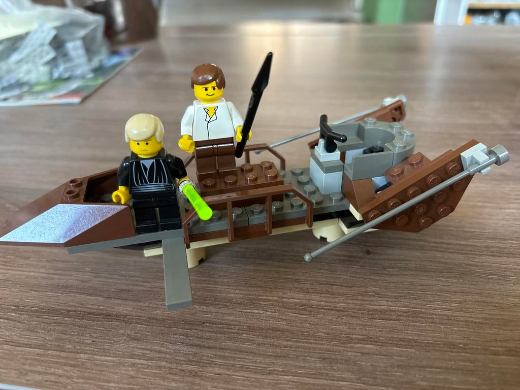 Lego Star Wars 7104 Desert Skiff, Ophalen of Verzenden, Gebruikt, Complete set, Lego