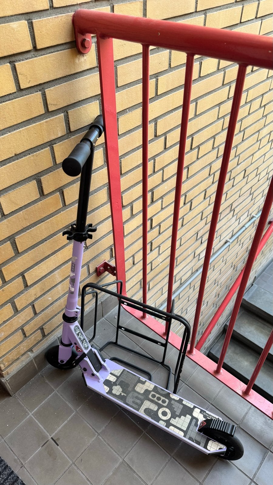 Oxelo Mid 1 Step - Paars/Zwart, Fietsen en Brommers, Ophalen, Gebruikt, Gewone step