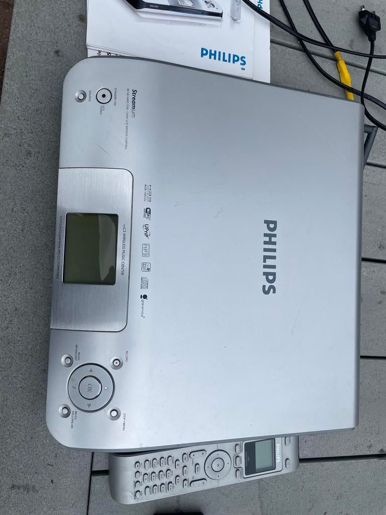Philips Streamium WAC5/22 Draadloos Muziekcentrum, Ophalen of Verzenden, Gebruikt, Optische audio, Minder dan 500 GB