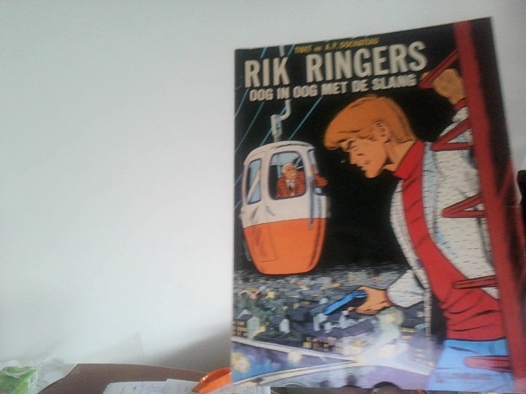 rik ringers nr 8 oog in oog met de slang lombard uit 1978, Boeken, Eén stripboek, Ophalen of Verzenden, Zo goed als nieuw