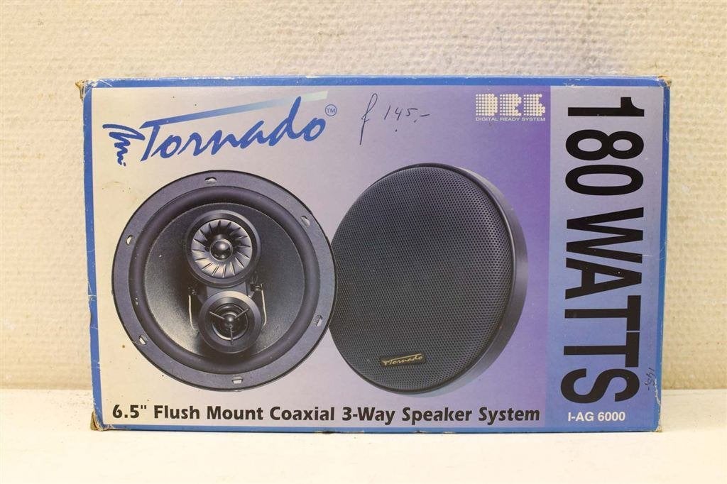 Tomado 6,5 Flush Mount coaxiale 3-way speaker system 45958, Ophalen of Verzenden, Gebruikt, Overige merken
