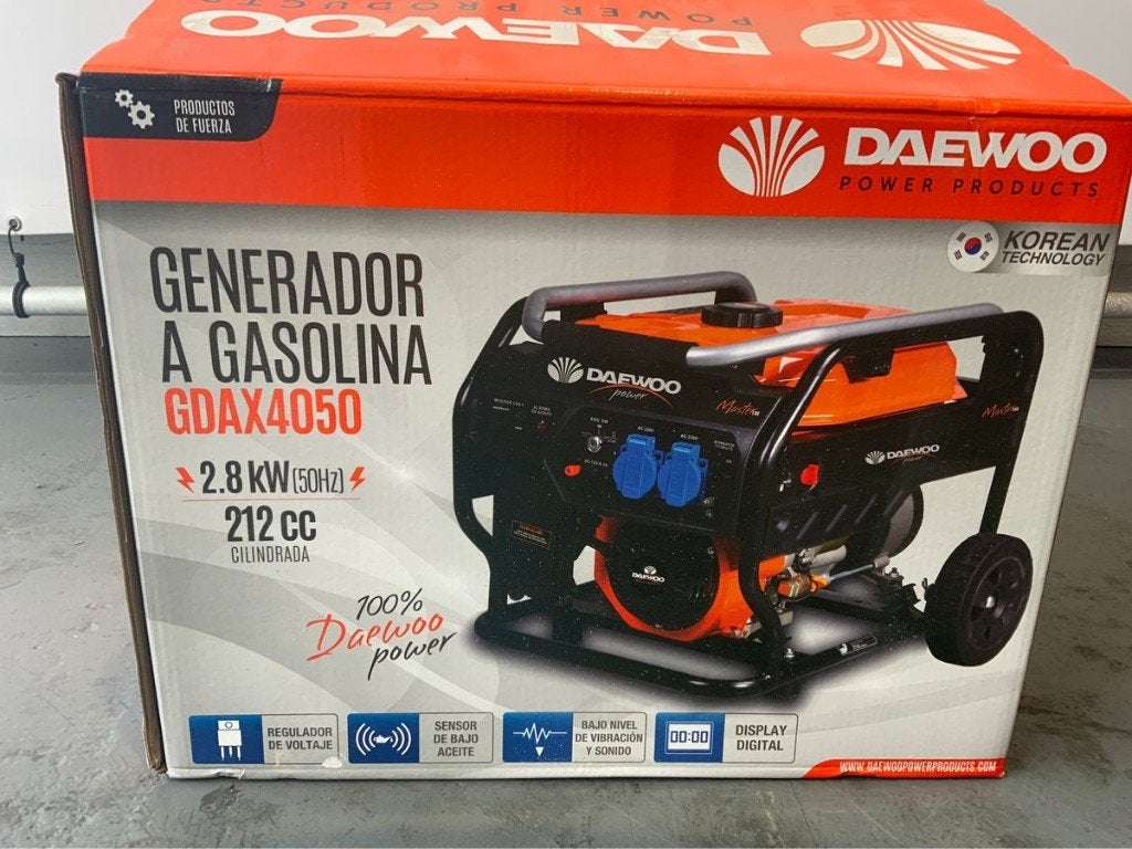 Noodstroom generator Daewoo GDAX4050, Ophalen, Nieuw, Minder dan 5 kVA, Benzine