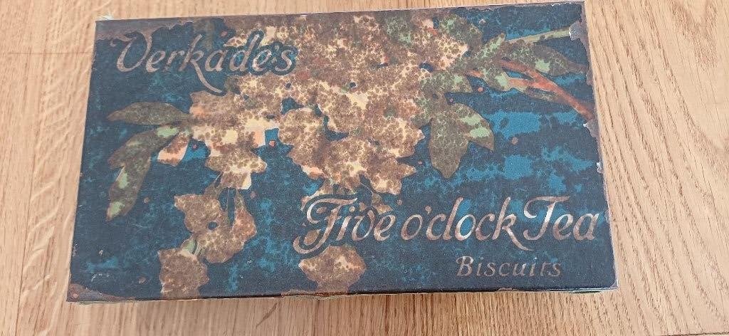 Verkade koektrommel, Ophalen of Verzenden, Gebruikt, Koek(jes), Verkade