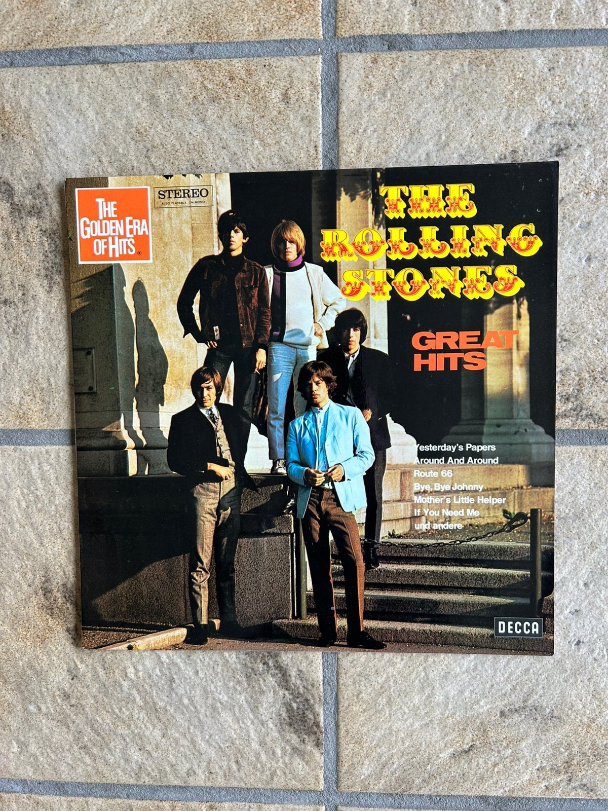 THE ROLLING STONES GREAT HITS OP DECCA RECORDS, LP, Complilatie, Pop, Ophalen of Verzenden