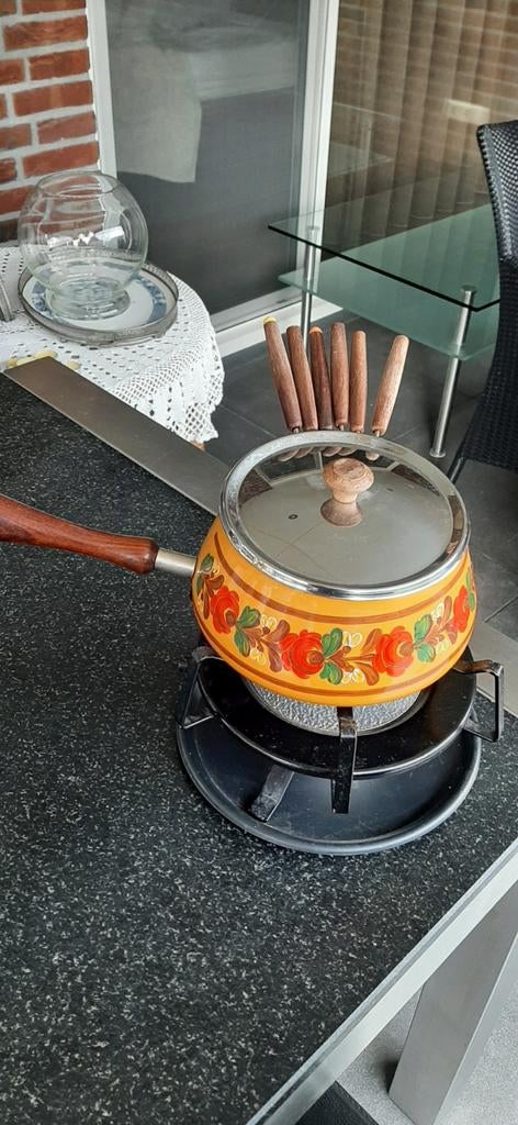 Fonduestel, Ophalen, Zo goed als nieuw, 25 tot 50 cm, Minder dan 100 cm