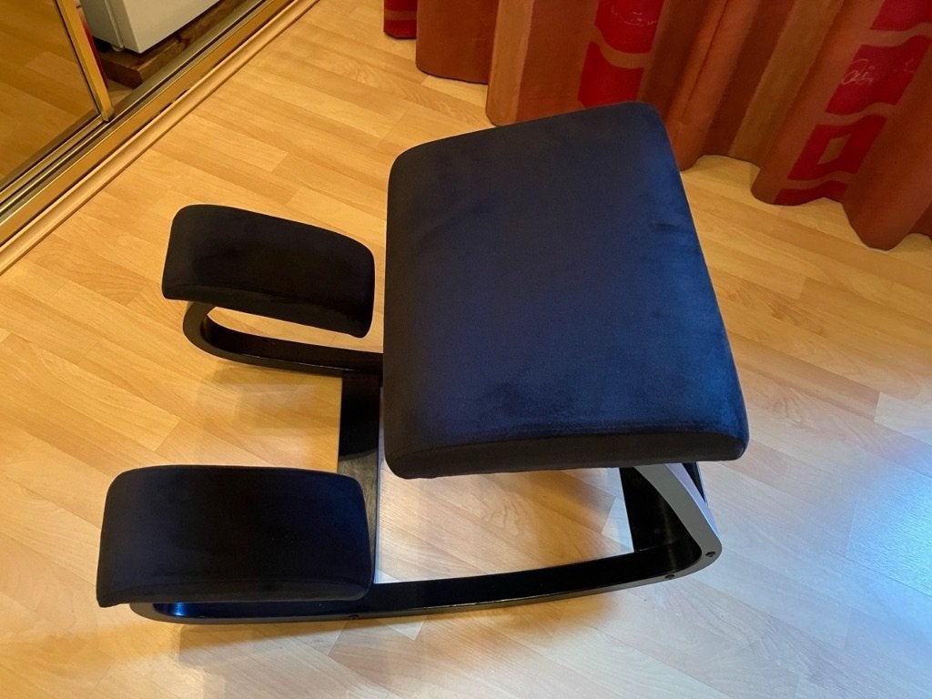 Ergonomische kniestoel - Zwart, 72 cm breed, Huis en Inrichting, Ophalen, Hout, Zwart, Ergonomisch