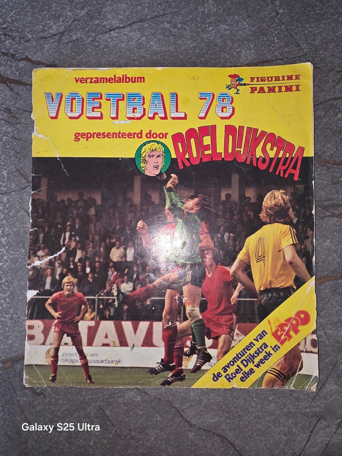 Panini Voetbal 1977-1978 Eredivisie Stickerboek, Verzamelen, Ophalen of Verzenden, Gebruikt, Overige binnenlandse clubs, Boek of Tijdschrift
