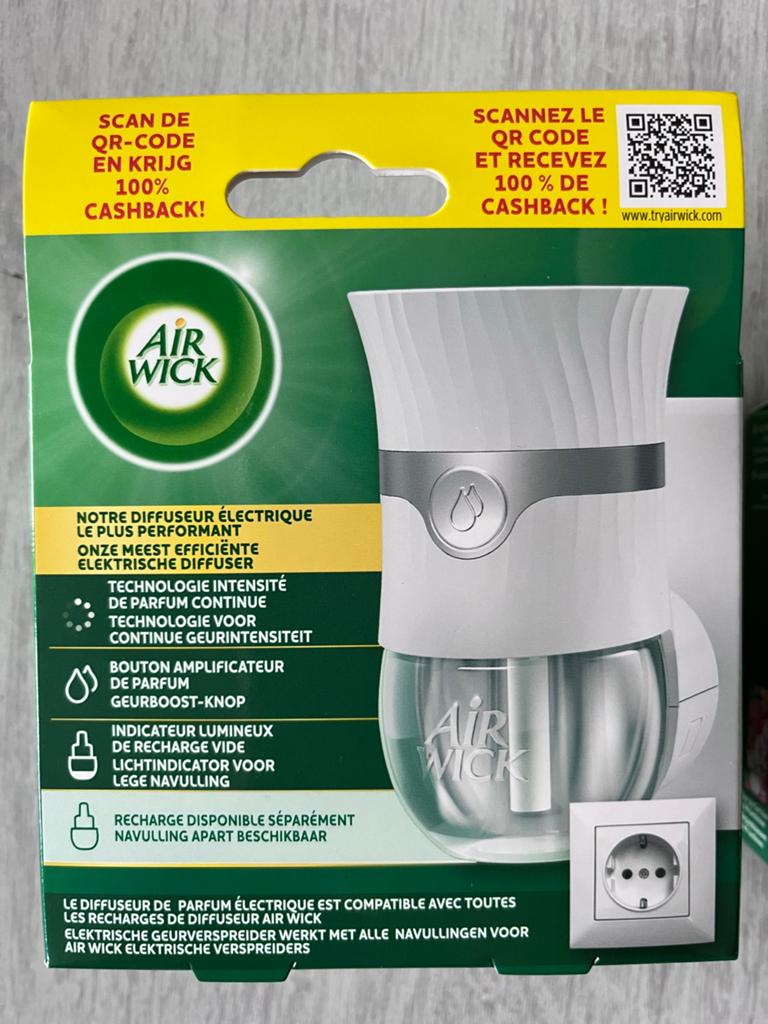 Air Wick Elektrische Geurverspreider - Nieuw in doos, Nieuw, Kunststof, Ophalen of Verzenden, Modern