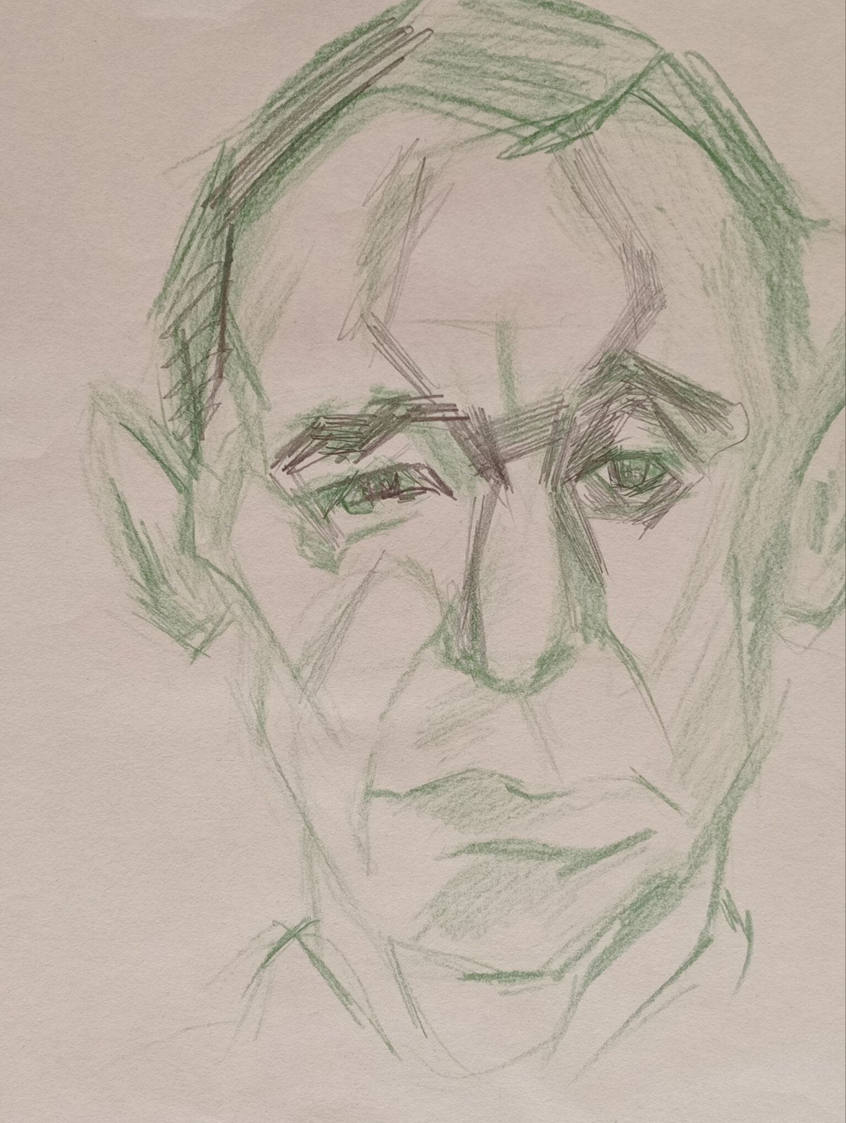 Portret tekening, Ophalen of Verzenden