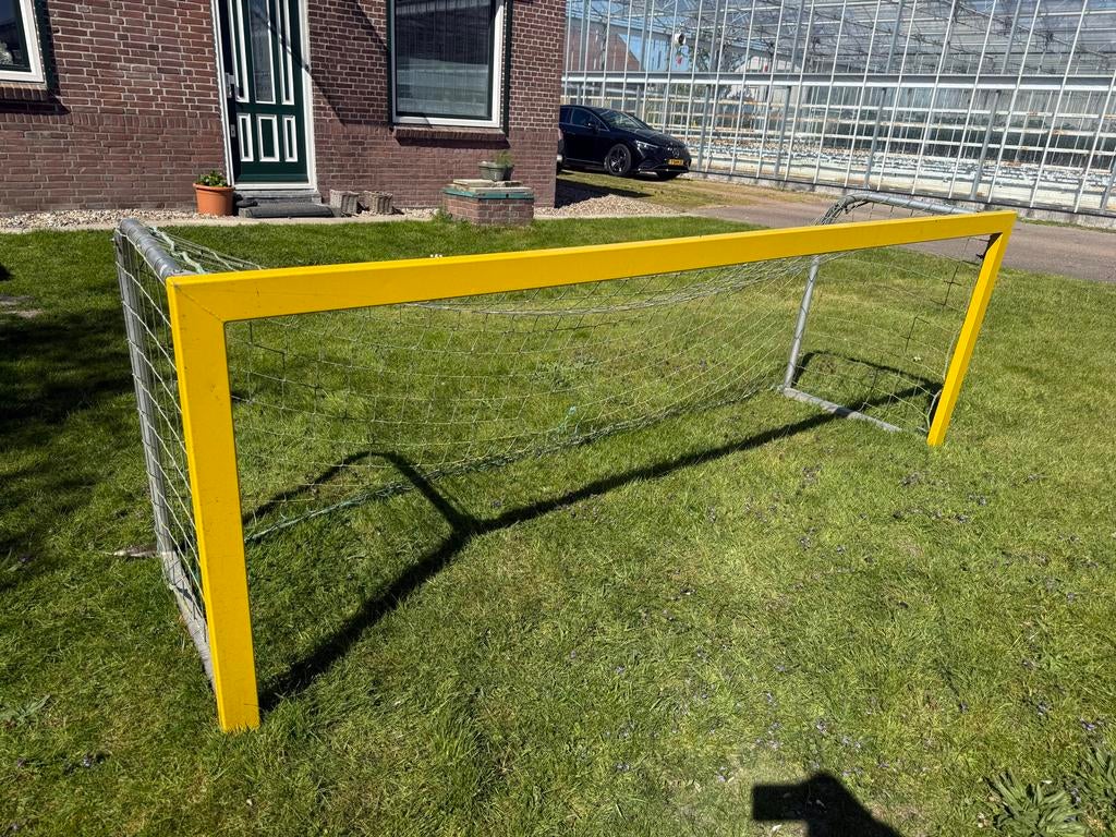 Voetbaldoel voor de tuin - Gebruikt, Sport en Fitness, Voetbal, Ophalen of Verzenden, Gebruikt, Overige typen