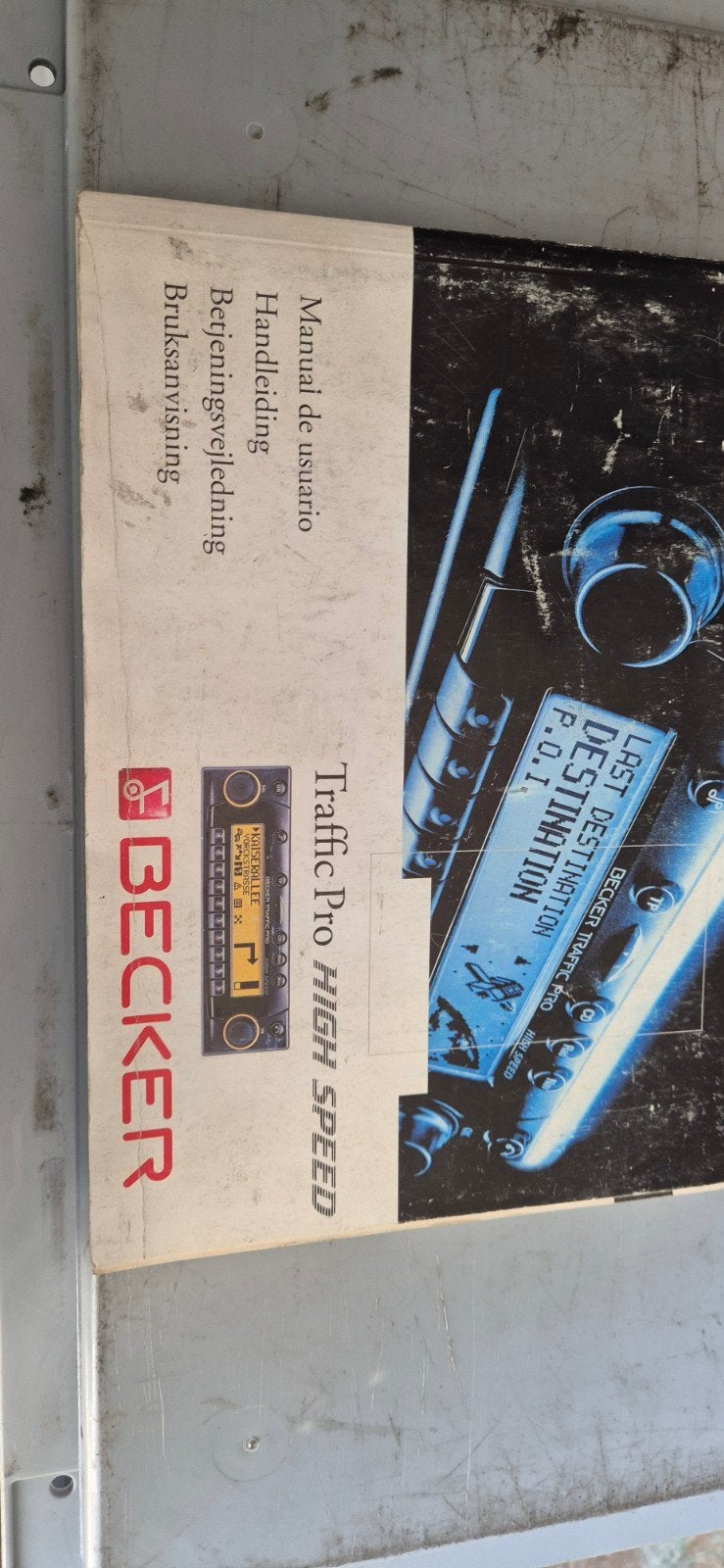 Radio handleiding Becker, Ophalen