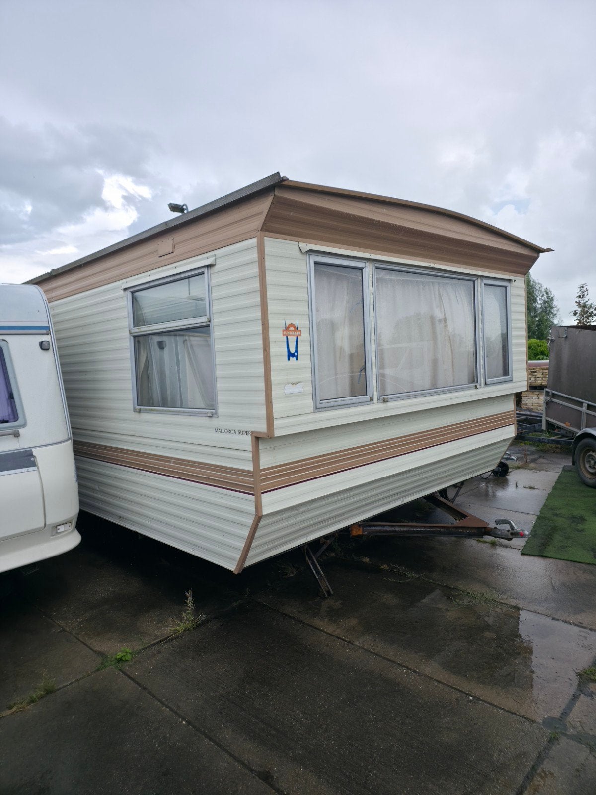Sunseeker stacaravan te koop, Ophalen
