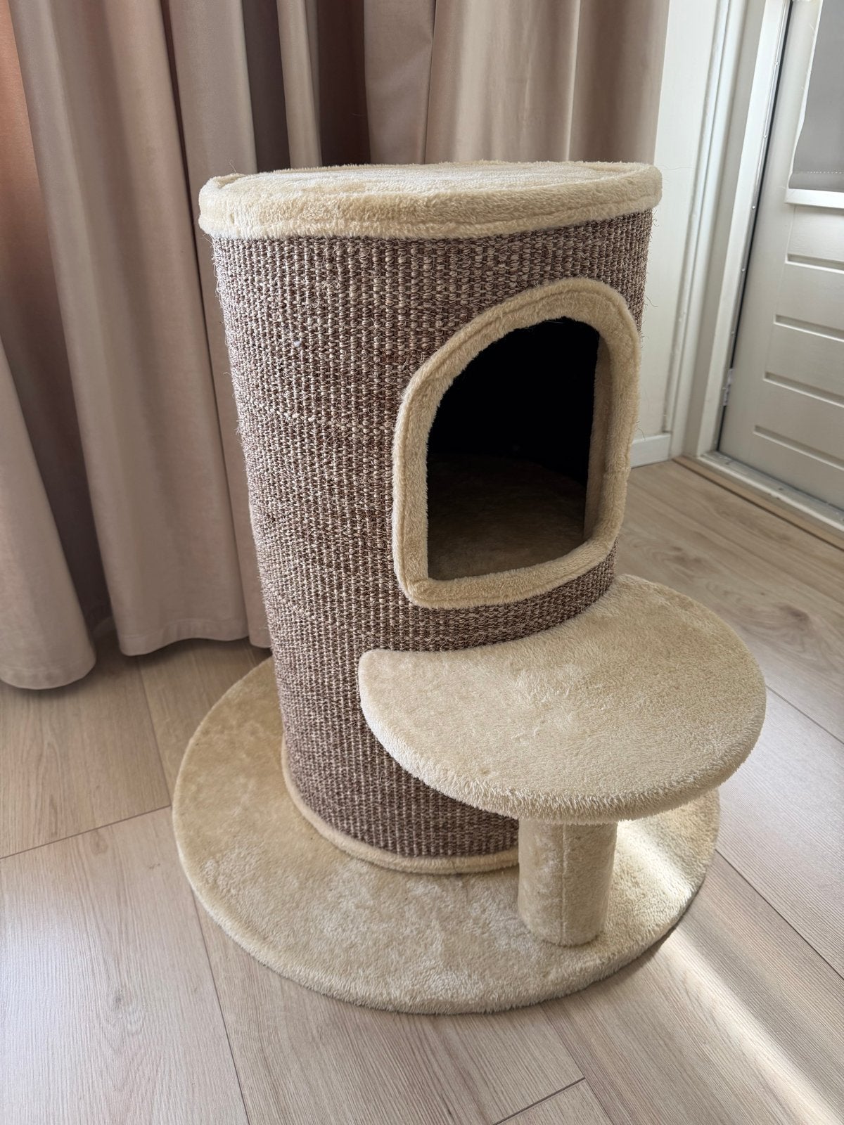 Krabpaal en -huisje voor kitten, Dieren en Toebehoren, Ophalen, Zo goed als nieuw, Krabpaal