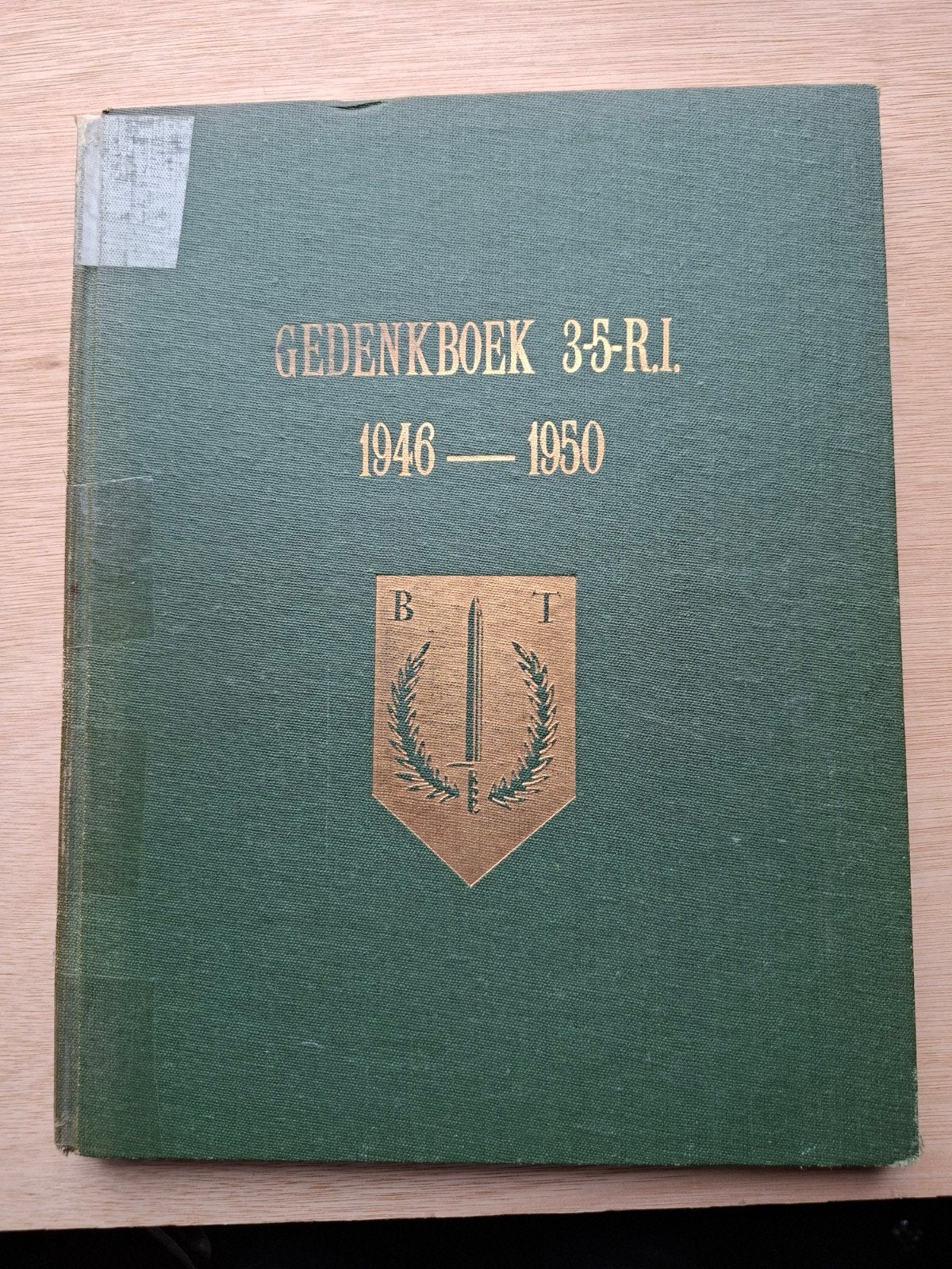 Gedenkboek 3-5 ri nederlandsch indie, Verzamelen, Ophalen of Verzenden, Landmacht, Nederland, Boek of Tijdschrift