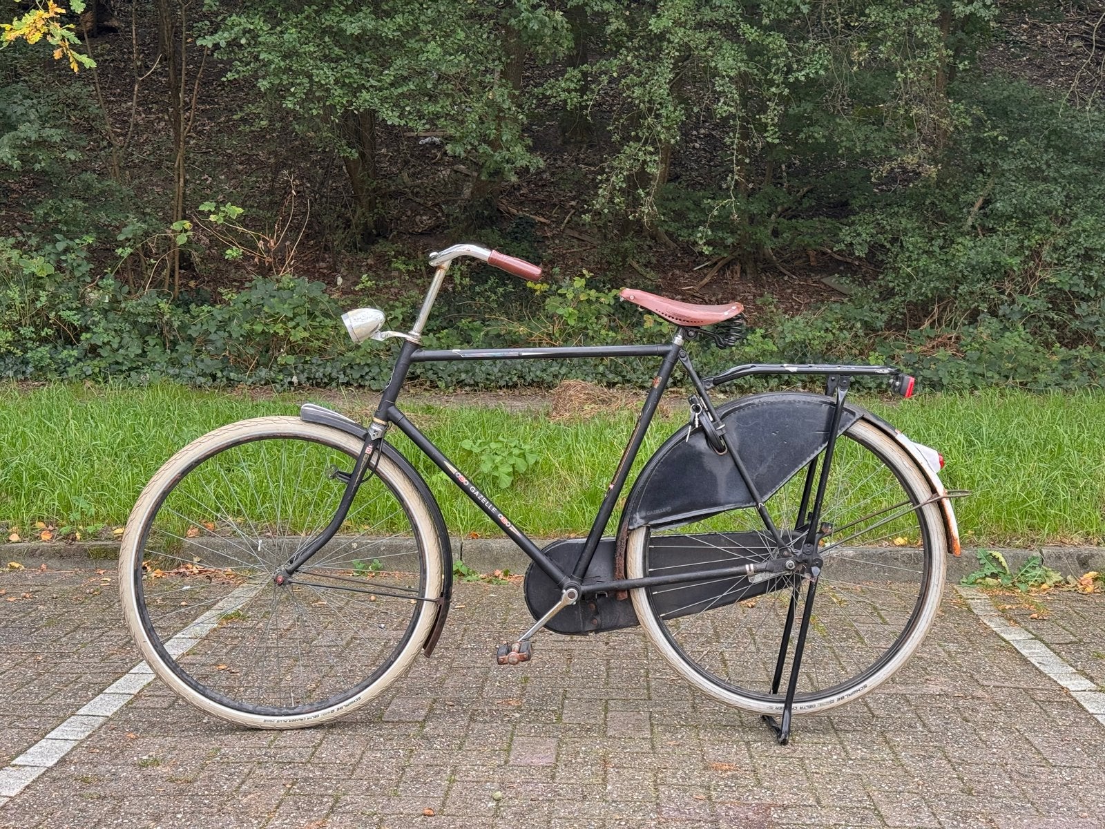 Gazelle Populair Transportfiets 61cm, Ophalen, Terugtraprem, Gebruikt, 57 tot 61 cm