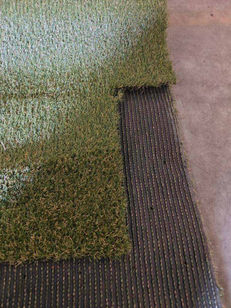 Mooie coupon kunstgras 490 x 400 klein hoekje uit, Ophalen, Nieuw, 75 m² of meer, Vinyl