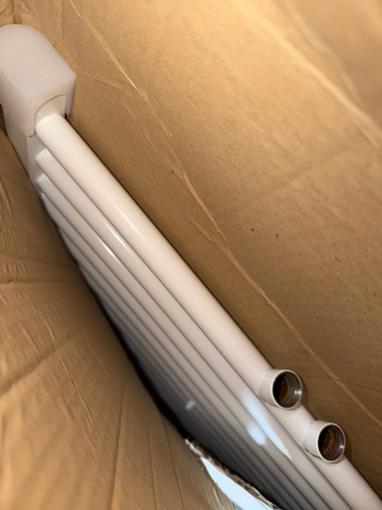 DRL Lisa handdoekradiator 150x60cm wit, Doe-het-zelf en Verbouw, Verwarming en Radiatoren, Ophalen, Radiator, Nieuw, 60 tot 150 cm
