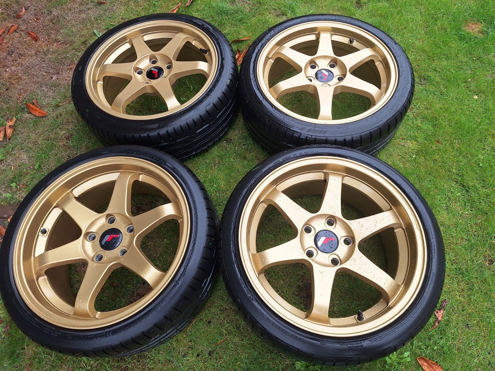 JR Racing Breedset 5x120 BMW E36 met z.g.a.n. banden, Ophalen of Verzenden