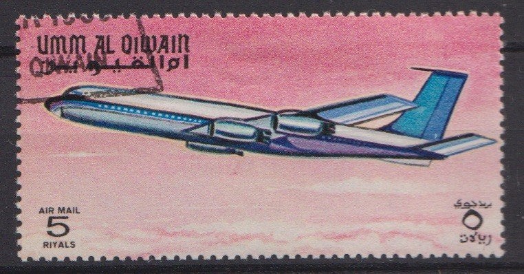 Umm Al Qiwain 1960 Vliegtuig, Verzenden, Gestempeld, Vliegtuigen