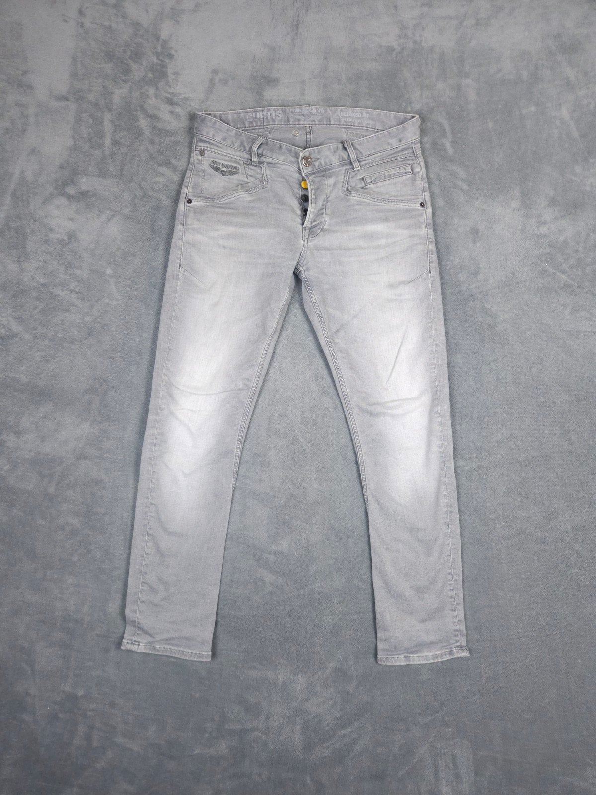Pme Legend Broek Curtis W33 L32 Relaxed Fit Grijs Pall Mall., Overige kleuren, Verzenden, ., Zo goed als nieuw