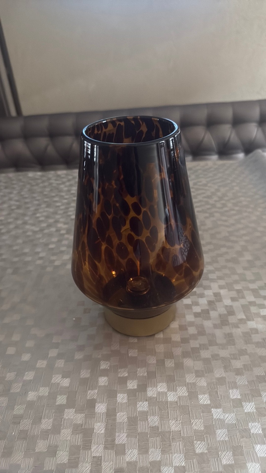 Panter print lamp, Ophalen, Zo goed als nieuw, Minder dan 50 cm