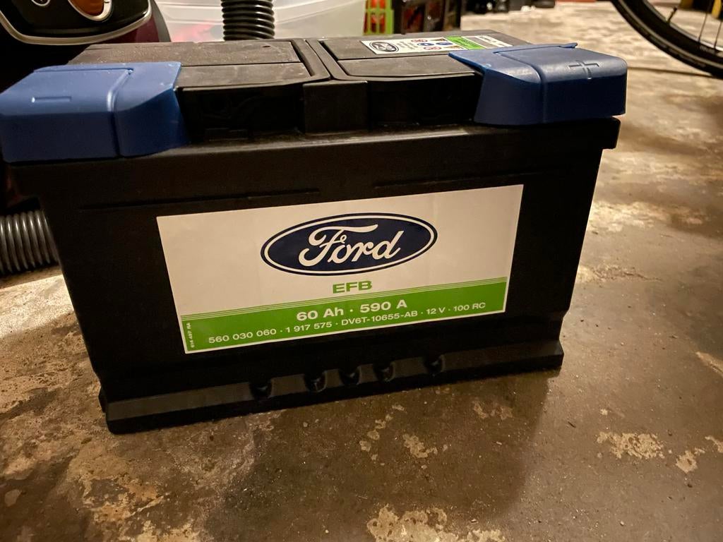 Ford Accu 60 Ah EFB - Origineel, Ophalen of Verzenden, Gebruikt, Ford