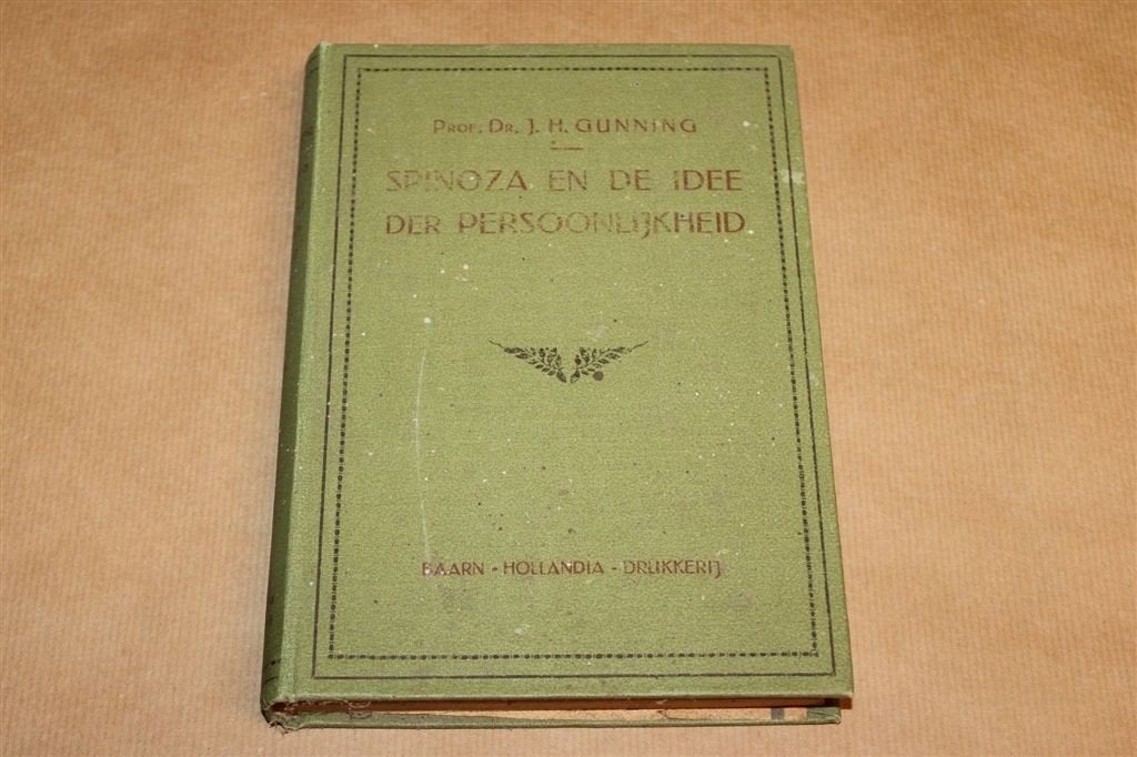 Spinoza en de Idee der Persoonlijkheid 1919, Ophalen of Verzenden, Gelezen