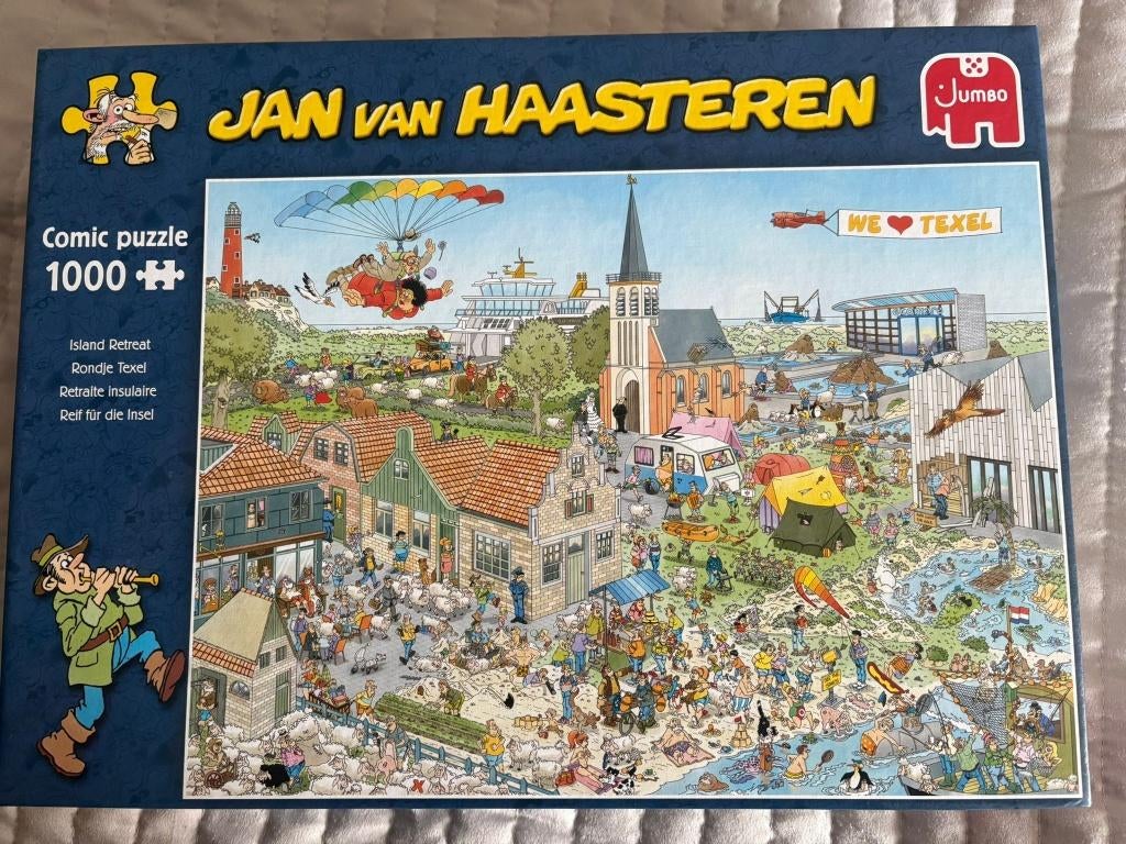 Jan van Haasteren, Hobby en Vrije tijd, Denksport en Puzzels, Ophalen of Verzenden, 500 t/m 1500 stukjes, Zo goed als nieuw, Legpuzzel