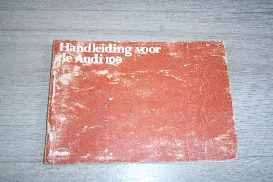 Gebruikershandleiding AUDI 100  type C2  1976/1982, Auto diversen, Ophalen of Verzenden