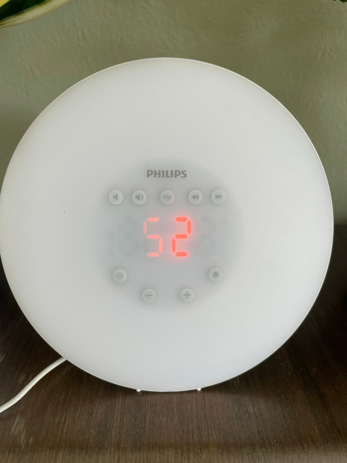 Philips Wake-up Light HF3505/01 - Wekker met licht, Ophalen of Verzenden, Zo goed als nieuw, Digitaal