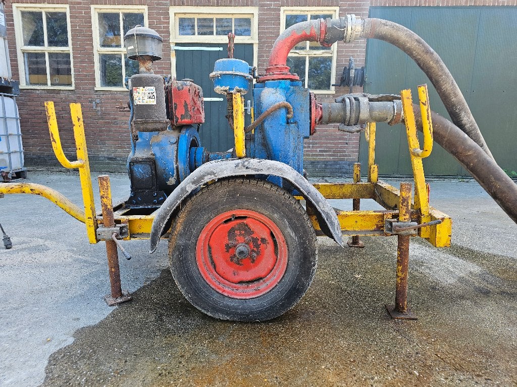 Goed werkende Stork Hatz waterpomp op aanhanger, Ophalen, Gebruikt, Accu, Beregeningspomp