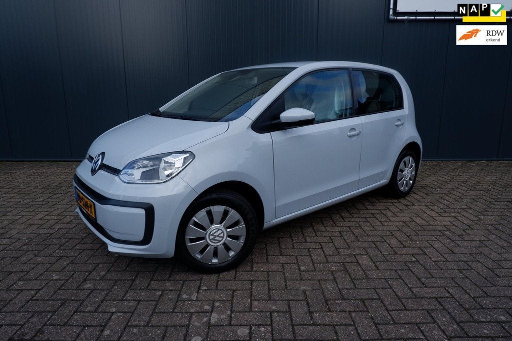 Volkswagen Up! 1.0T move up! 5 drs ,airco,, Voorwielaandrijving, Stof, Gebruikt, Wit