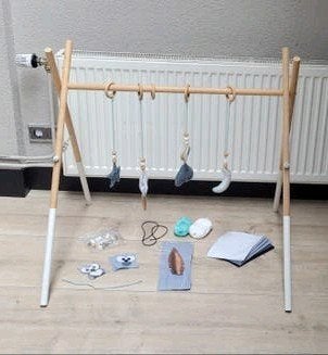 DIY: Houten Babygym met Handgemaakte Hangers, Ophalen, Nieuw, Babygym