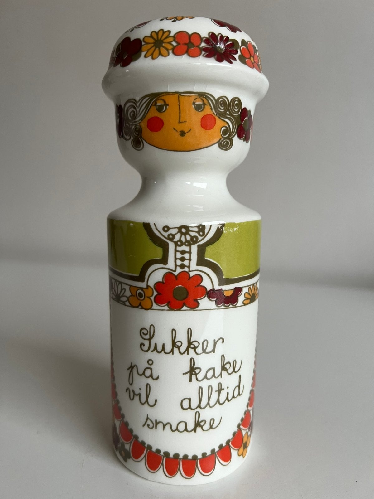 Noors Figgjo Flint Folklore Suikerstrooier Turi Design, Antiek en Kunst, Antiek | Servies los, Ophalen of Verzenden