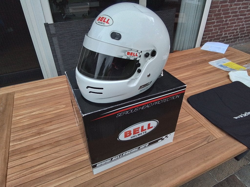 Bell autorace helm sport-5 maat 59, Ophalen, Zo goed als nieuw
