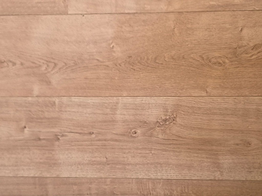 Mooie laminaatvloer voor 26m2, Decomode, Ophalen, Gebruikt, Hout, 25 tot 50 m²