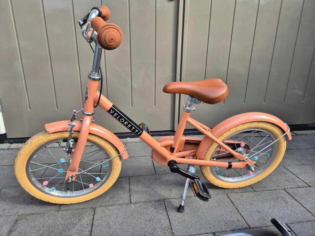 Veloretti Maxi Roze Meisjesfiets 16 inch - Zo goed als nieuw, Ophalen, Terugtraprem, Zijwieltjes, Veloretti