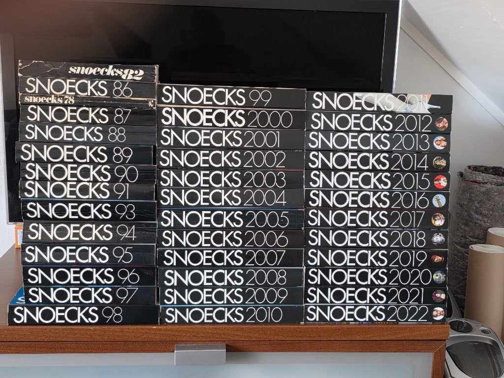 Snoecks jaarboeken 38 stuks, Ophalen, Zo goed als nieuw, Overige onderwerpen