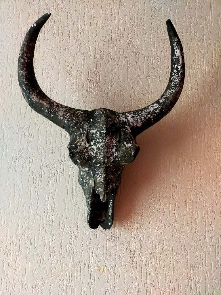 Mooie kunststof skull, Ophalen of Verzenden, Zo goed als nieuw, Minder dan 50 cm, Foto of Poster